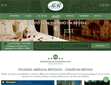 Tablet Screenshot of miraguarefugios.com.br